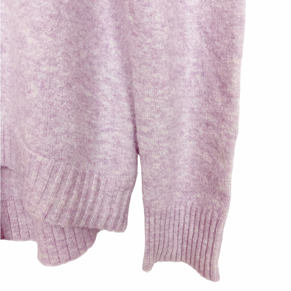 J.Crew Turtleneck Sweater in Supersoft Yarn in Lilac Size Medium - Picture 5 of 7